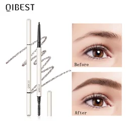 QIBEST Double Head Eyebrow Pencil Long Lasting Waterproof 5 Colors Eye Brow Pen Tint Mascara Enhance Makeup Beauty Women Eye