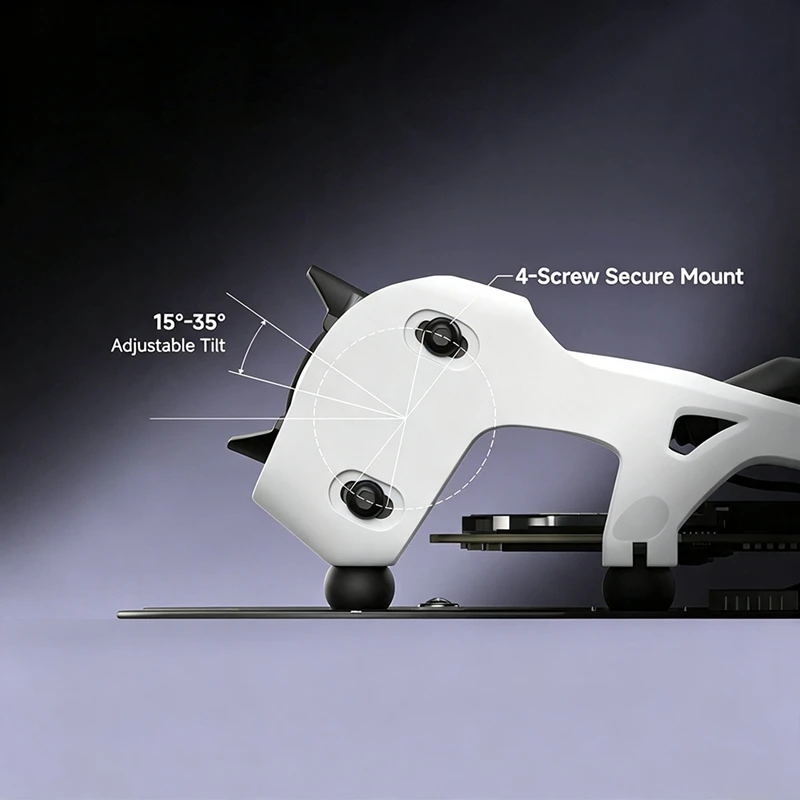 DT98 Camera Protective Canopy II for DJI O4/O4 Wide, 15°-35° Adjustable, for Meteor75 Pro II & Meteor65 Pro II Frame