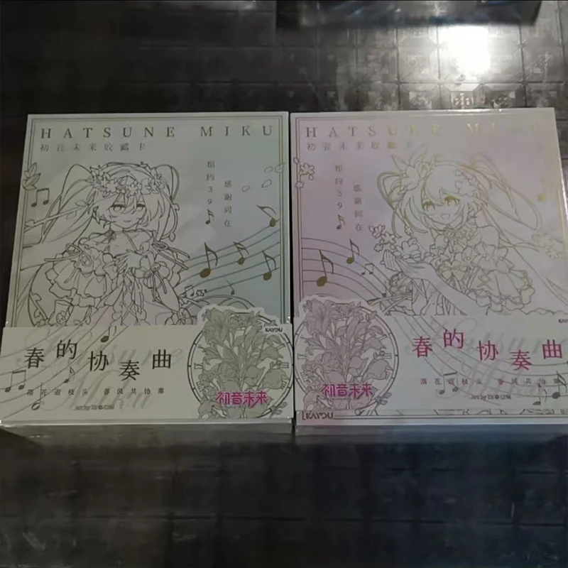 

Original KAYOU Anime Hatsune Miku Brick Card Genuine Box Collection Cards Children Gifts