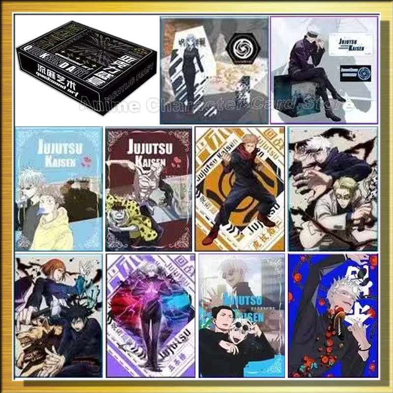 

New Jujutsu Kaisen Card Anime Rare Character Streaming Sand Alikka Thick Collection Card Booster Box Hobbies Gift