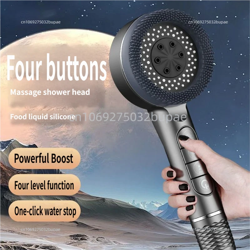 chuveiro-de-mao-para-spa-com-escova-de-silicone-liquido-macia-para-aliviar-a-fadiga-corporal-e-esfoliar-a-pele-do-pescoco-e-costas