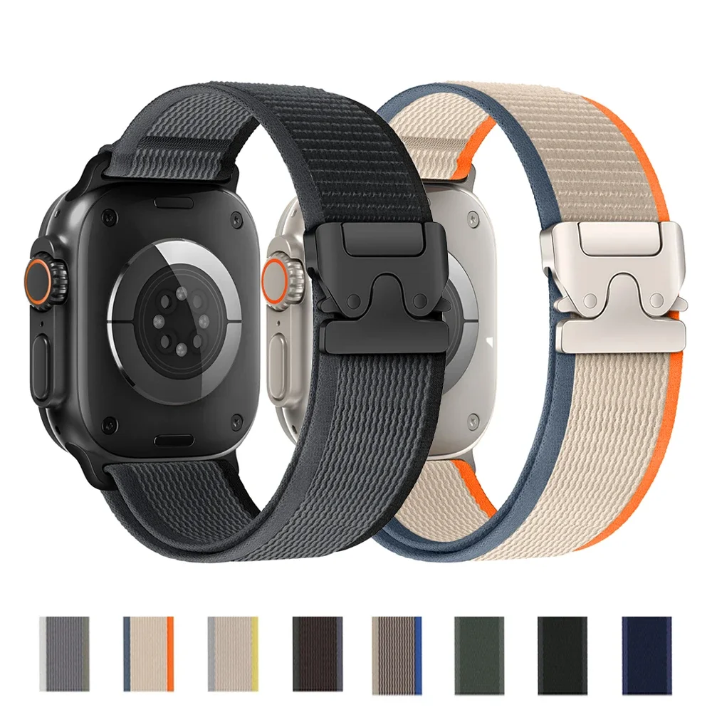 Parachute Straps for Apple Watch Ultra 3 2 Band 49mm 46mm 44mm 45mm 41mm 40mm 42mm Correa bracelet iWatch Series 11 SE 10 9 8 7