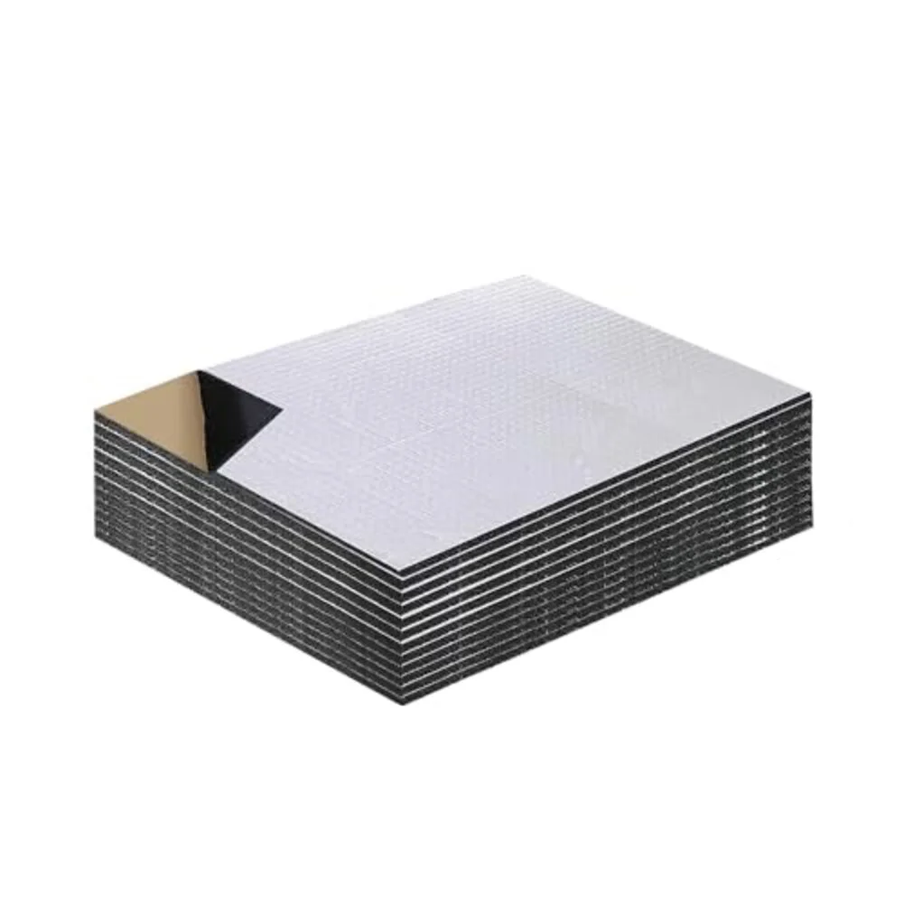 20PCS Car Noise Reduction Insulation Pads for Trunk Door Hood with Fireproof and Waterproof Properties 250x180x5mm