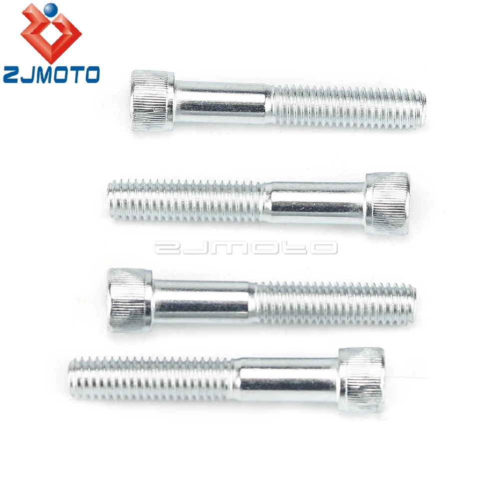 Motorcycle Steel 4PCS Sissy Bar / Racks Docking Hardware Bolts For Harley Softail FXST FXSTB FXSTS FLSTF FLSTS FLSTC 2003-2017