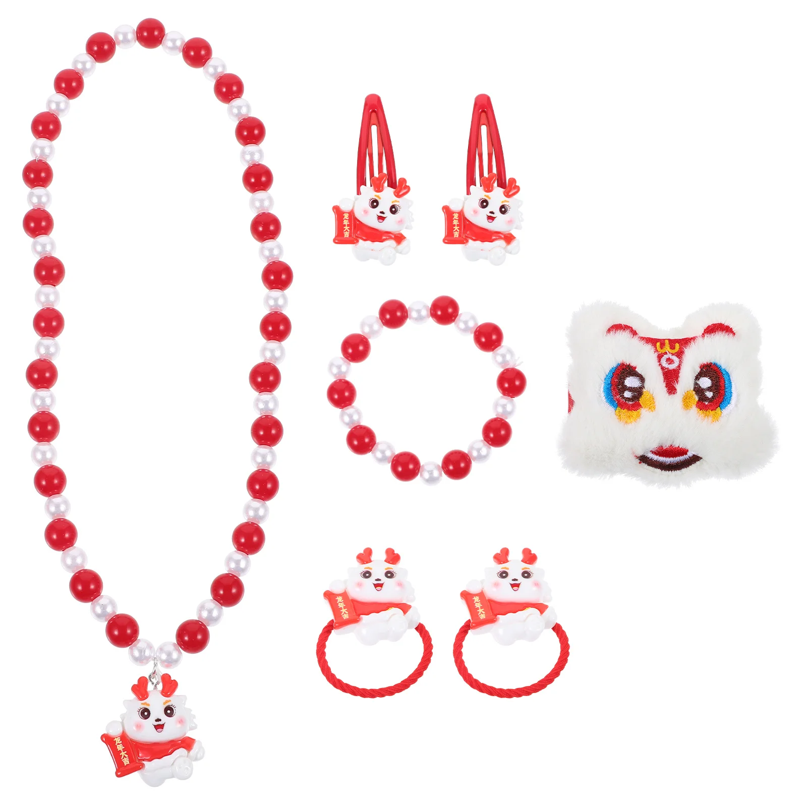 ชุดเครื่องประดับเด็กผู้หญิง 1 ชุด สร้อยคอ สร้อยข้อมือ ของขวัญวันเกิดสุดน่ารัก เครื่องประดับสำหรับเด็กเล็ก สร้อยคอสำหรับเด็กผู้หญิง