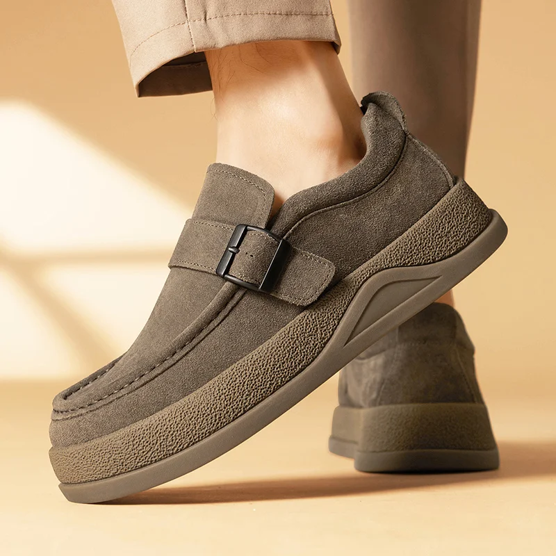 

Autumn new breathable comfortable men's shoes fashionable versatile casual shoes minimalist thick sole men sneakers