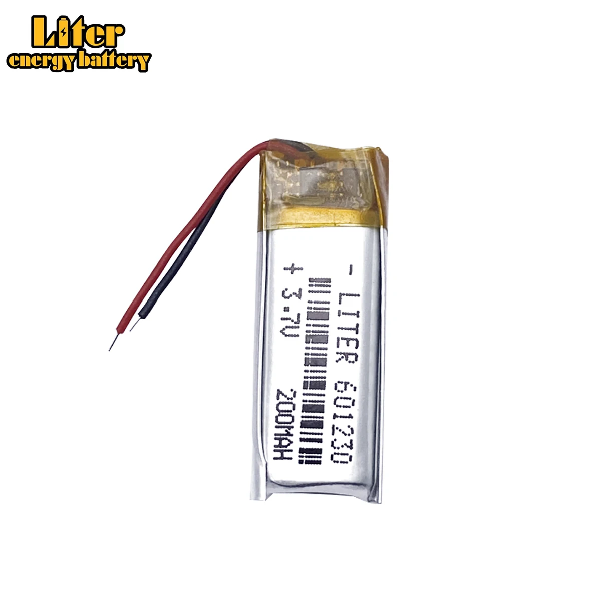 Polymer lithium battery 3.7V, 601230 200mah can be customized wholesale CE FCC ROHS MSDS quality certification