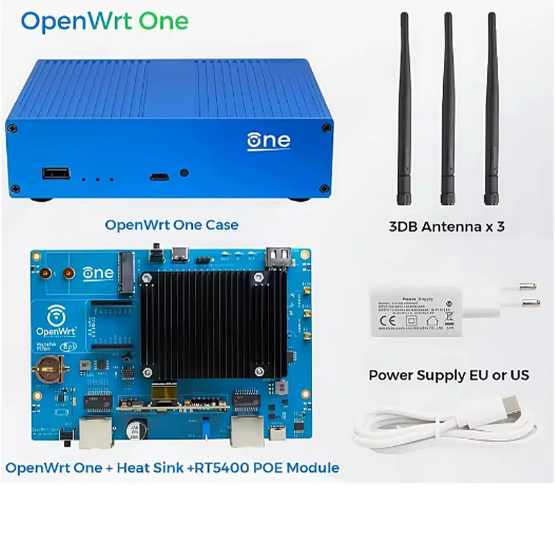 Banana Pi OpenWrt One Banana Pi One development board MediaTek MT7981B chip solution open source router WiFi6