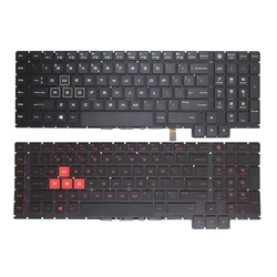 100%New US for HP Omen 17AN 17-AN TPN-Q195 17CB 17-CB C144 English Backlit Laptop Keyboard
