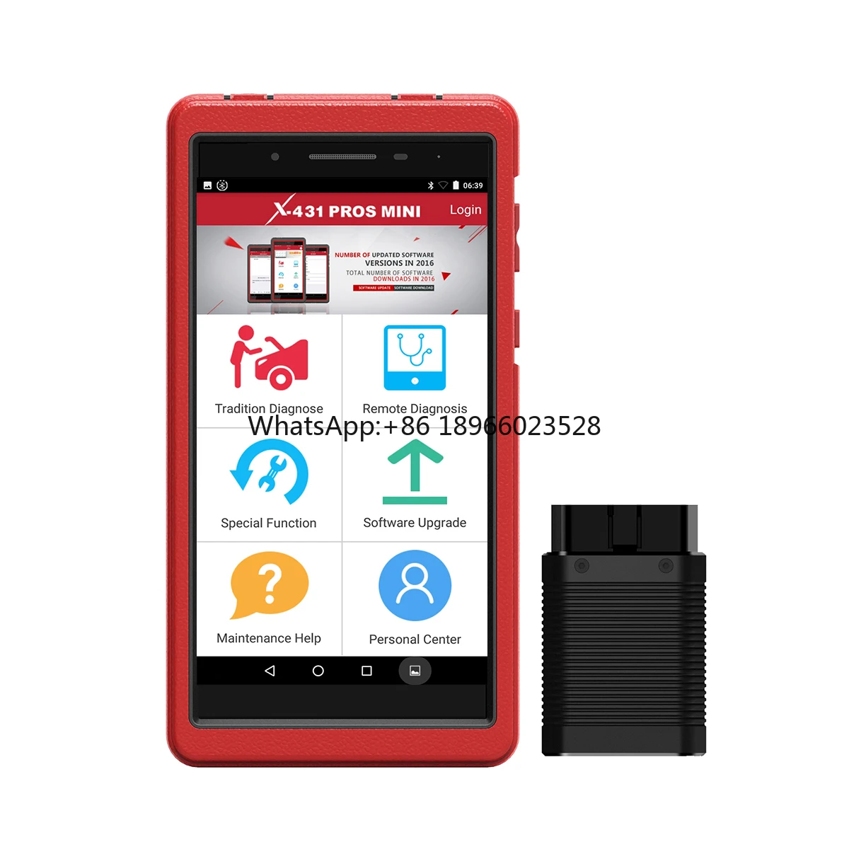 PROS MINI Android-based Vehicle Trouble Scan Tools Diagnostic machine for all cars