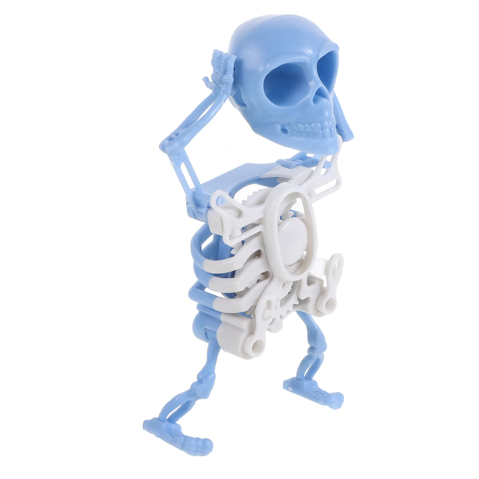 Skull Toy Halloween Figurines Dancing Bitsy Decorate Skeletons Plastic Ornaments Mini