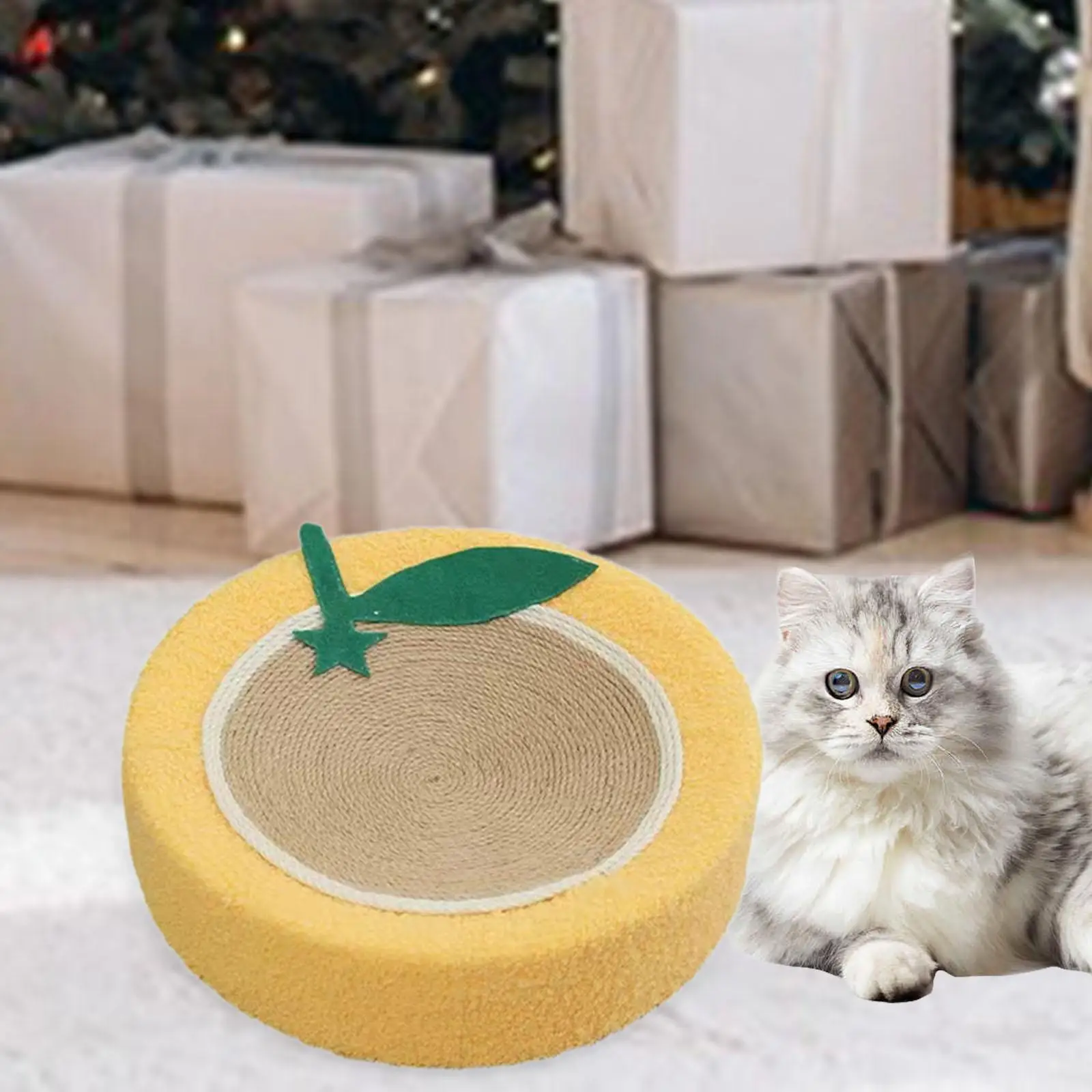 

Cat Scratching Board Round Cat Scratch Pad Thickened Cat Claw Grinder for Couch Carpets Sofas Indoor Cats Grinding Claw