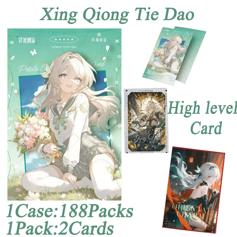 

376 шт./история богини Xing Qiong Tie Dao высокого уровня коробка-бустер для карт оптовая продажа настольная игра хобби подарок