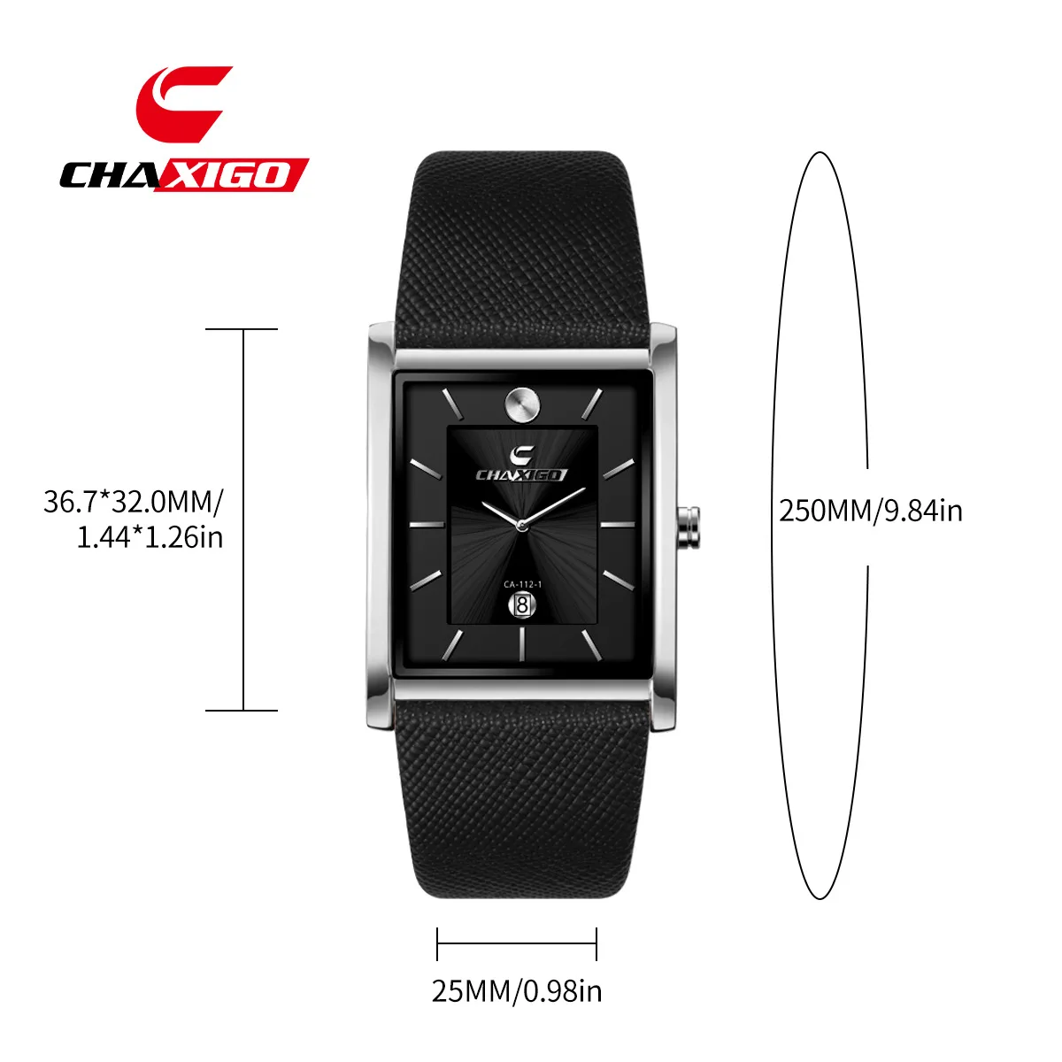 

Новые модные мужские популярные кварцевые квадратные часы с календарем, водонепроницаемые часы с кожаным ремешком для мужчин, Reloj Hombre