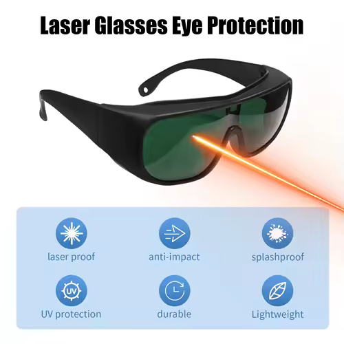 Laser Protection  laser glasses 10600nm OD6 UV400 532nm 808nm 1064nm Laser Safety Glasses IPL glases Laser Protective glasses - Image 3