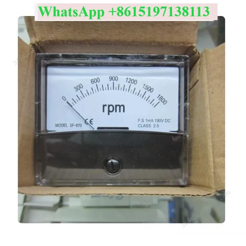 Tachometer SF-670 DC10V/1800RPM with potentiometer DC220V DC190V DC30V