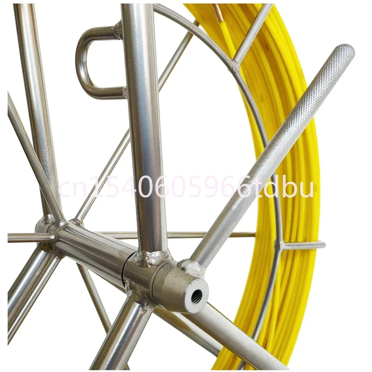 Continuous Reel Wire Cable Running Fiberglass Cable Puller 6mm 150m Fiberglass Duct Rodder Fish Tape