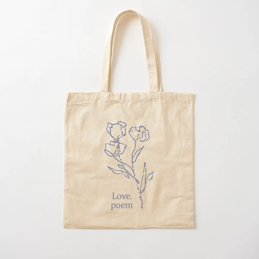 Love Poem #2 - IU (Black Background) Tote Bag Cloth bag reusable shopping bags canvas bags tote bag men's