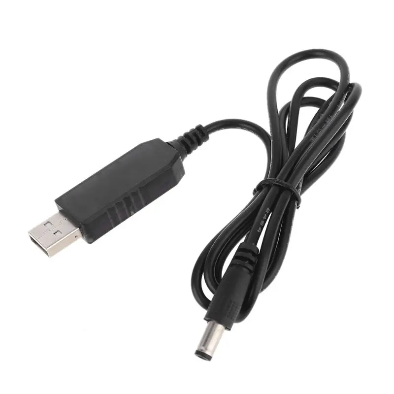 Universal USB 5V to 4.2V 8.4V 12.6V 5.5x2.1mm Line Converter Power Charging Cable for 18650 Lithium Battery Pack