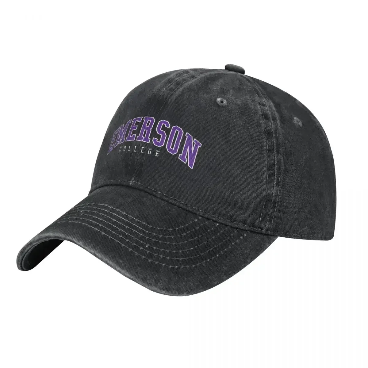 

Emerson - College Font Curved Baseball Cap Kids Hat luxury woman cap Wild Ball Hat Golf Cap Men's Hats Women's