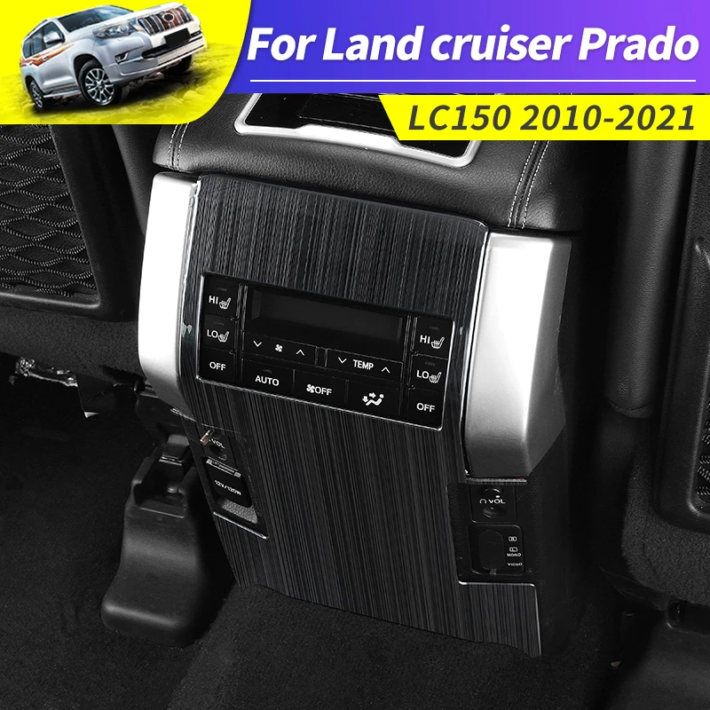 For Toyota Land Cruiser Prado 150 Fj150 Armrest Storage Box Air Conditioning Tuyere Anti-Kick Interior Modification Accessories