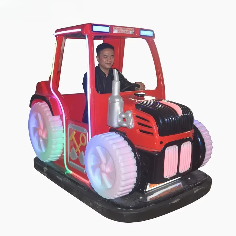 Battery Operated Kids Car Battery Powered 2 Player Bumper Car Kiddie Ride for Square Operation Amusement Park