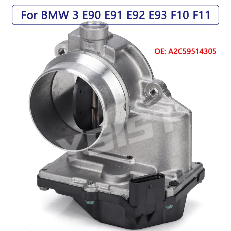 55mm Throttle Body for BMW 3 E90 E91 E92 E93 F10 F11 F07 F01 F02 F03 F04 X5 E70 X6 E71 Body Acceleration A2C59514305 A2C83077100