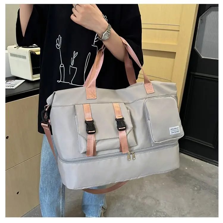 

Large Capacity Lightweight Storage Bag Short-trip Business Travel Bag Ultra-light Swimming Yoga Fitness Bag Outdoor