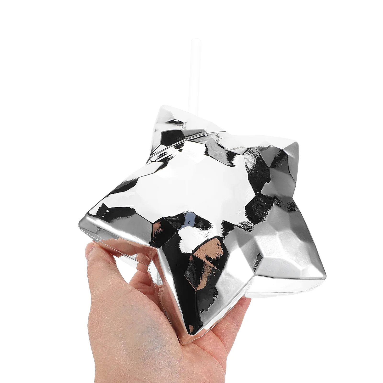 

Star Straw Cup Creative Five-Pointed Star Shaped Beverage Mug Reusable Cute Water Cup Party Drinkware Milk Tea Juice