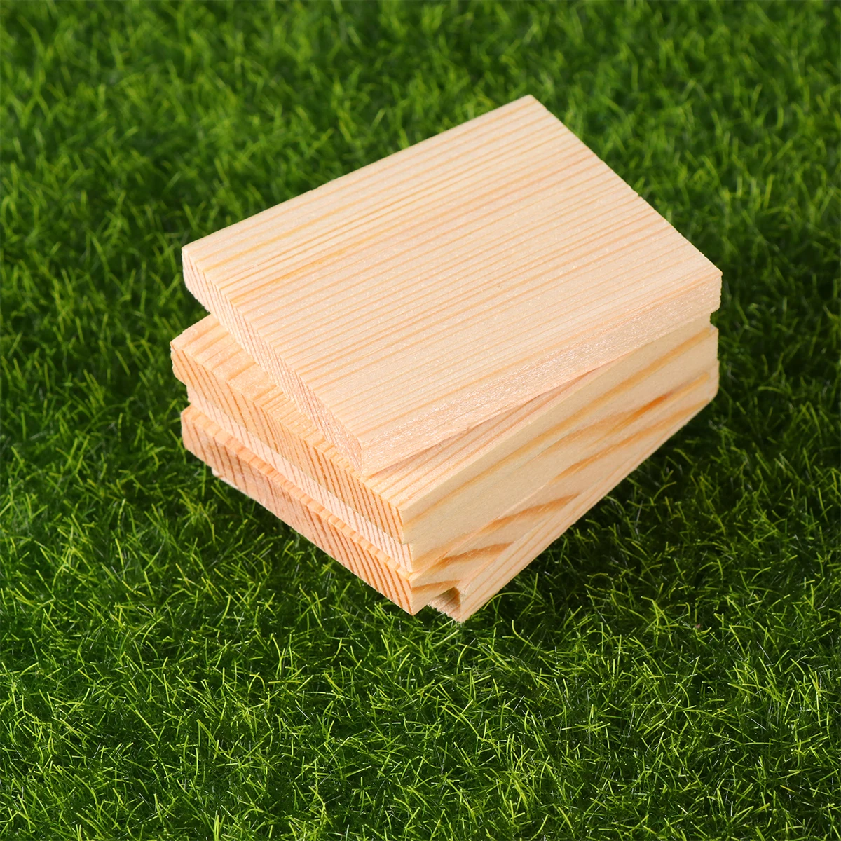 

40 Pcs Pine Wood Board Professional Photography Props Boards Blocks for Crafts Studio Backdrop Wooden