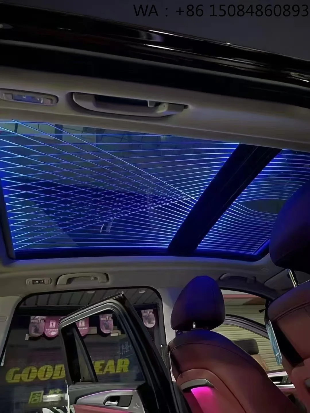 Full Set Luminous Cover Kit Car Interior Atmosphere Lighting Accessories for 2024 5 Series G60