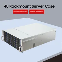 4U Rackmount Server Case With 24 Hot-Swappable SATA/SAS Drive Bay 4U24 Disk Server Chassis Hot Swappable Support E-ATX Main Board Redundant Power Rack Chassis