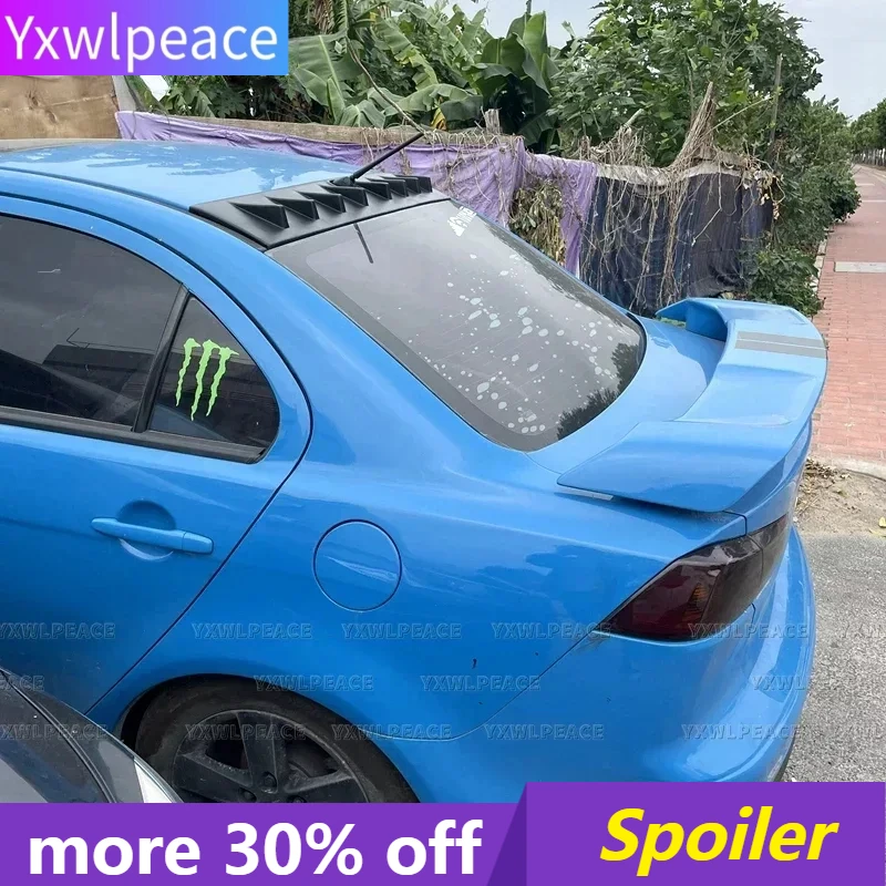 

For Mitsubishi Lancer EX 2009-2016 Spoiler High Quality ABS Plastic Rear Window Roof Spoiler Wing Body Kit Accessories