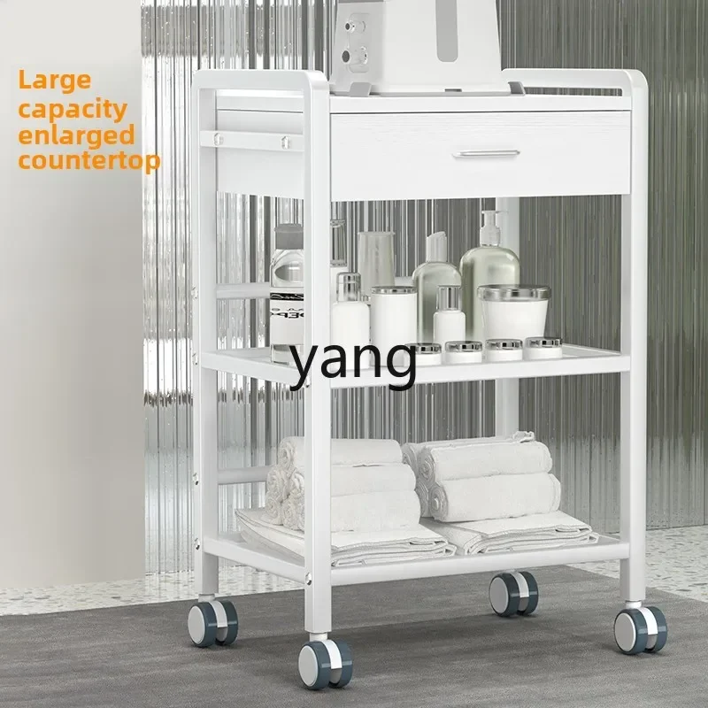 yjq Carrello di bellezza, attrezzatura speciale per salone di bellezza extra, carrello Carrello per attrezzi per manicure SPA