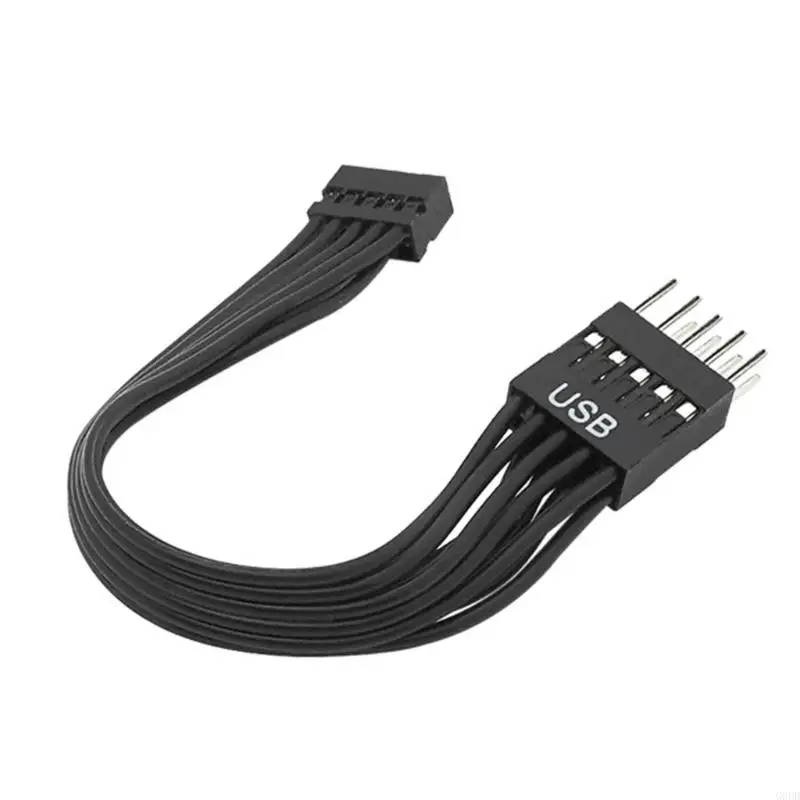 G6DD Essential Component for PC Setups 9Pin Male to 10Pin Female USB Converters Cable