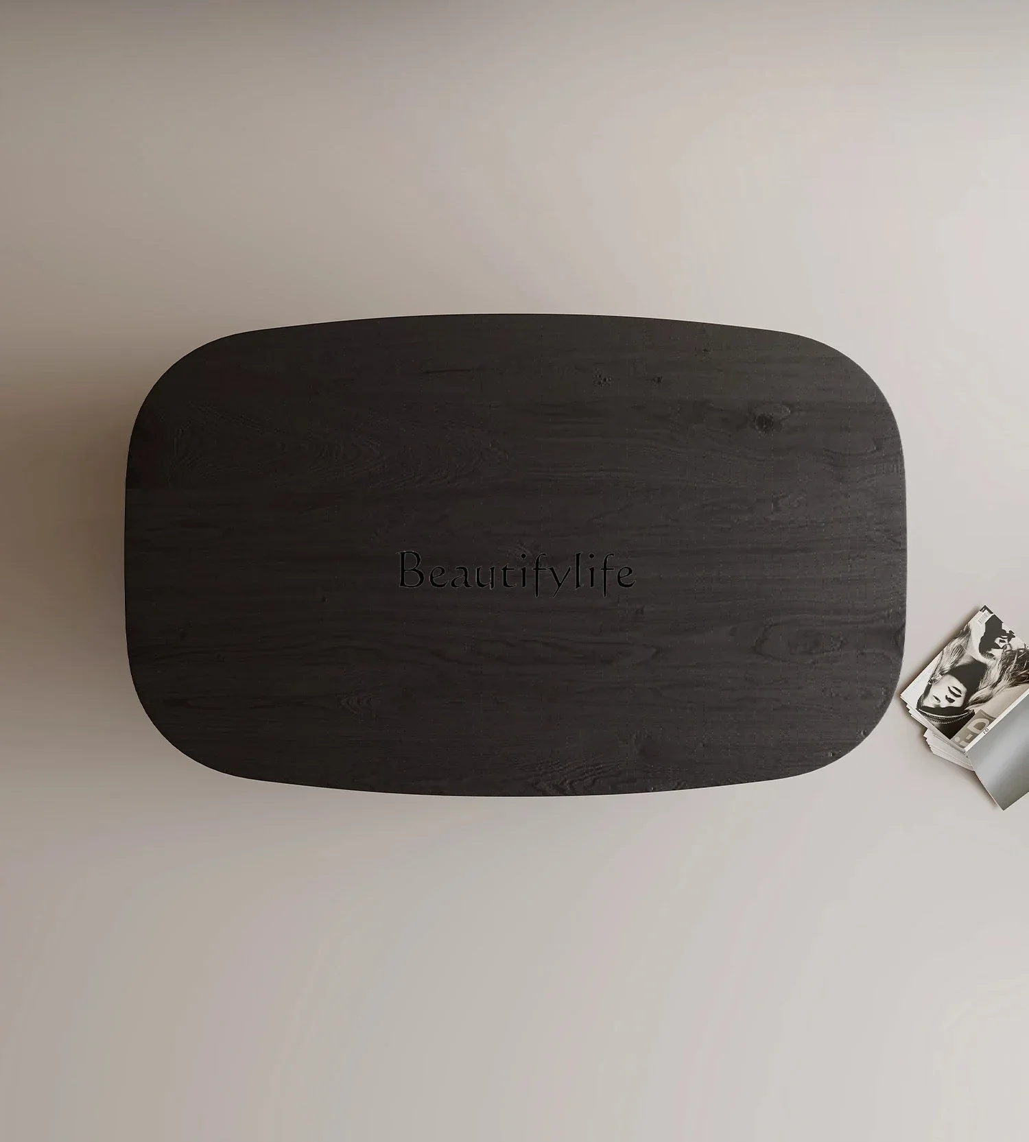 와비사비 스타일 커피 테이블 라이트 럭셔리 모던 거실 원목 티 테이블