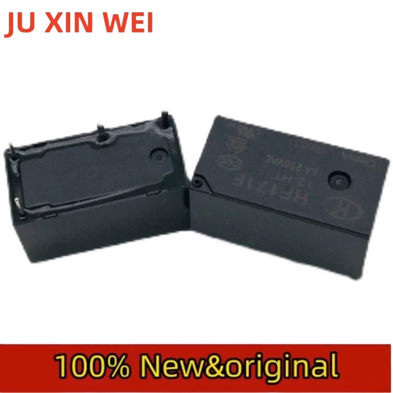 10PCS HF171F-5/12/24-HT set of normally open 4-pin 6A250VAC Hongfa ultra small medium power relay