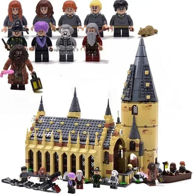 Ridderbus Quidditch Wedstrijd Vereiste Kamermodel Bouwsteen Anime Boek Speelgoed voor verjaardagscadeaus
