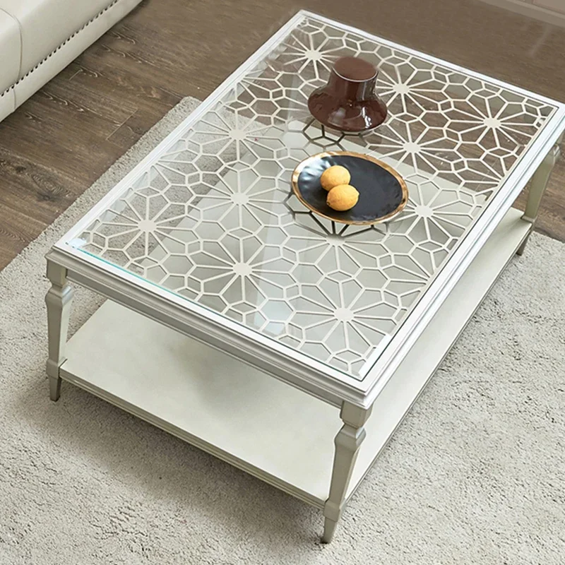

Nordic hollow coffee table living room home tea light luxury coffee small apartment simple small coffee