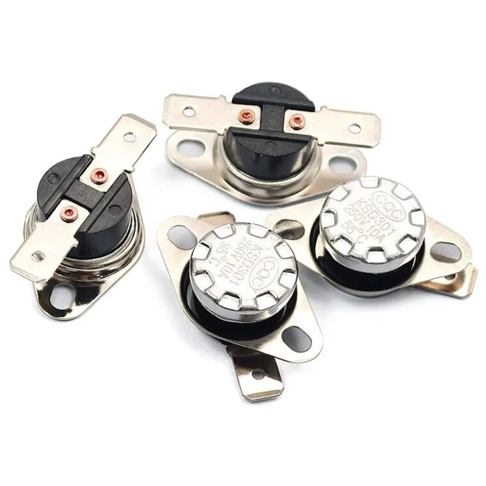 5Pcs Bimetal thermostat KSD301 0C~350C Temperature Switch Thermal Control 85C 95C 105C 125C 135C 145C 180C 250C 300C 350C Degree