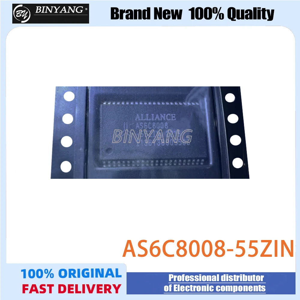(5piece) 100% New  AS6C8008-55ZIN  AS6C8008-55  6C8008-55ZIN  TSOP44  S6C8008-55Z