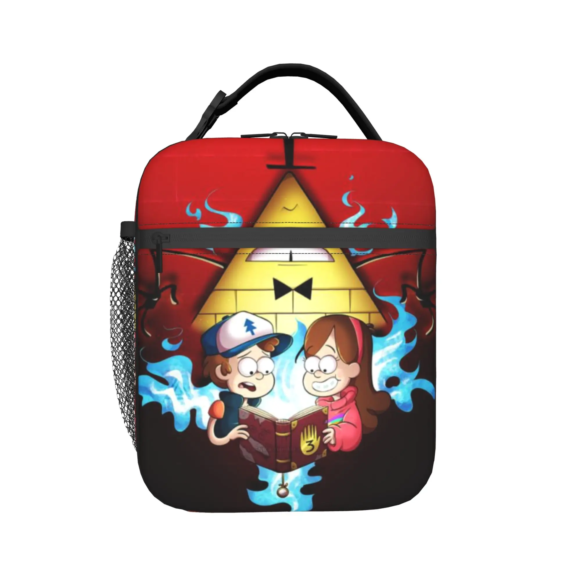 Gravitys Falls Thermal Insulated Lunch Bag for Work  Portable Bento Box Men Women Cooler Thermal Lunch Boxes