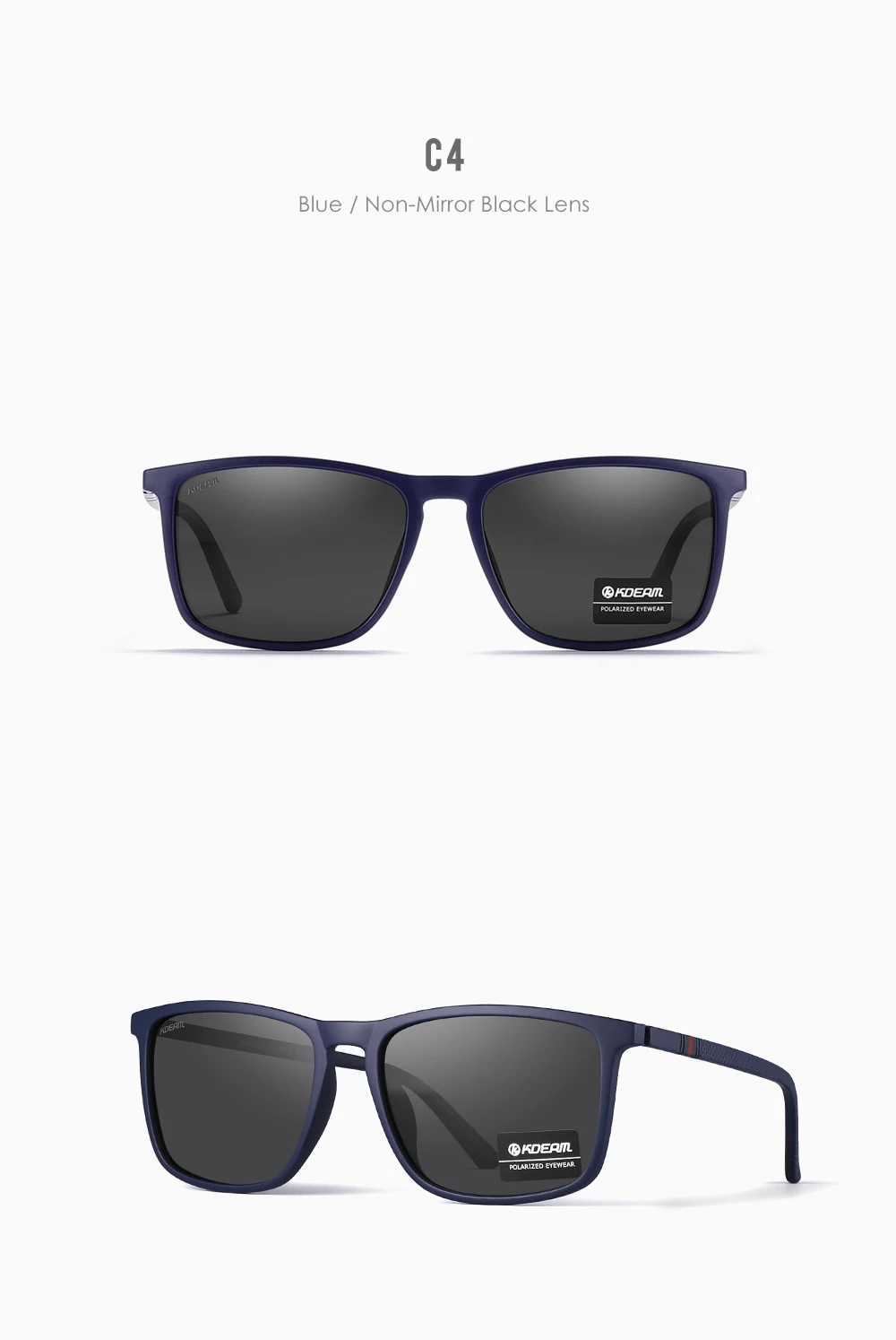 KDEAM Ultraleichte Angeln Sonnenbrille Polarisierte männer Fahren Sonnenbrille Reise Luxus Weibliche Sonnenbrille Mit Tragetasche – Detail 9