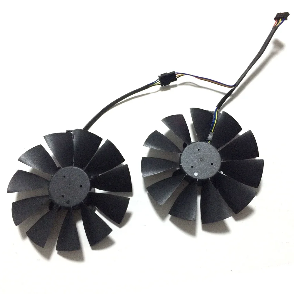 2pcs/Lot FD9015U12S PLD10015S12HH 95mm 12V 0.55A 5Pins for ASUS GTX970 980 780 STRIX-R9285 Graphics Card Cooler Cooling Fan