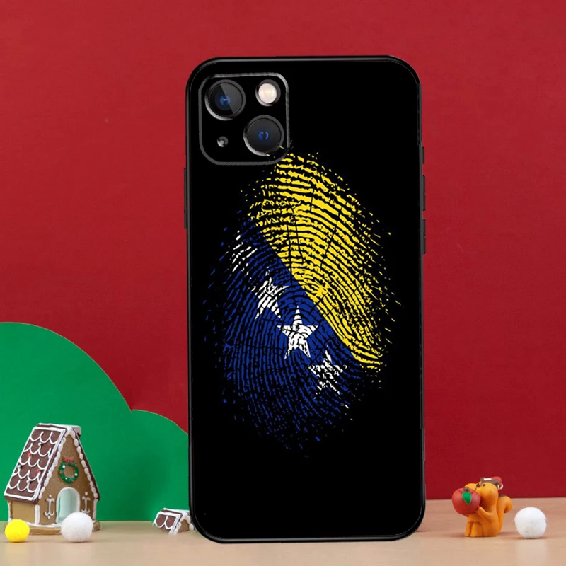 Bosnia and Herzegovina Flag Phone Case For iPhone 15 13 11 12 14 Pro Max XS Plus X XR 12 13 Mini Soft Cover