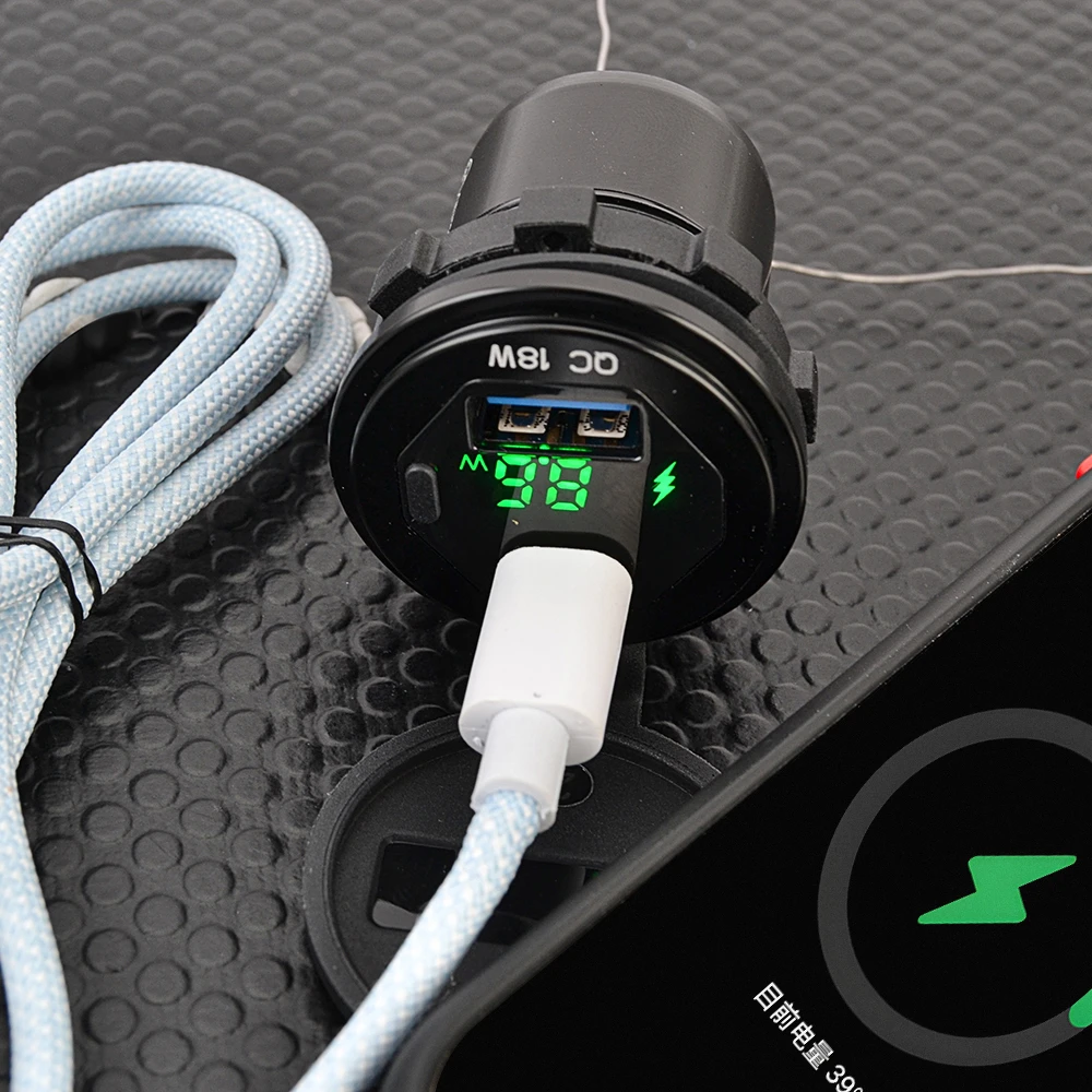 

For YAMAHA X-MAX300 XMAX300 X-MAX 300 2017-2024 Motorcycle GPS Phone Navigation Bracket USB Charging Port Holder Mount XMAX 300