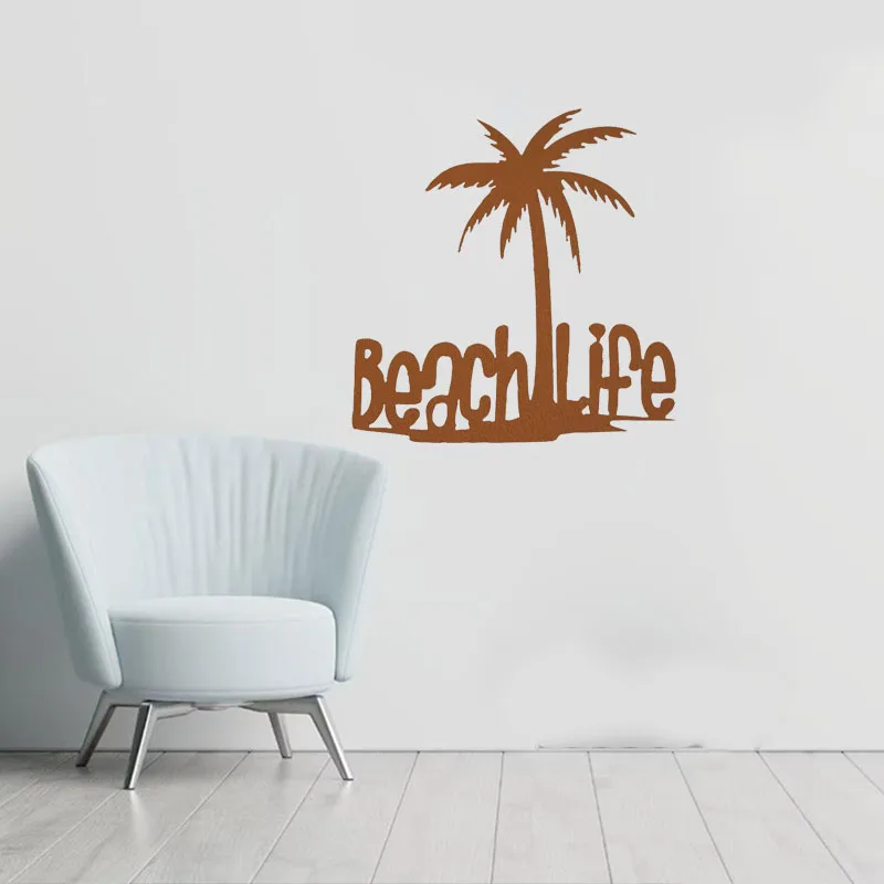 Mesmerizing Beach Life Palm Tree Wall Art – Hypnotize with Tropical Beauty. Fascinating Home Decoration