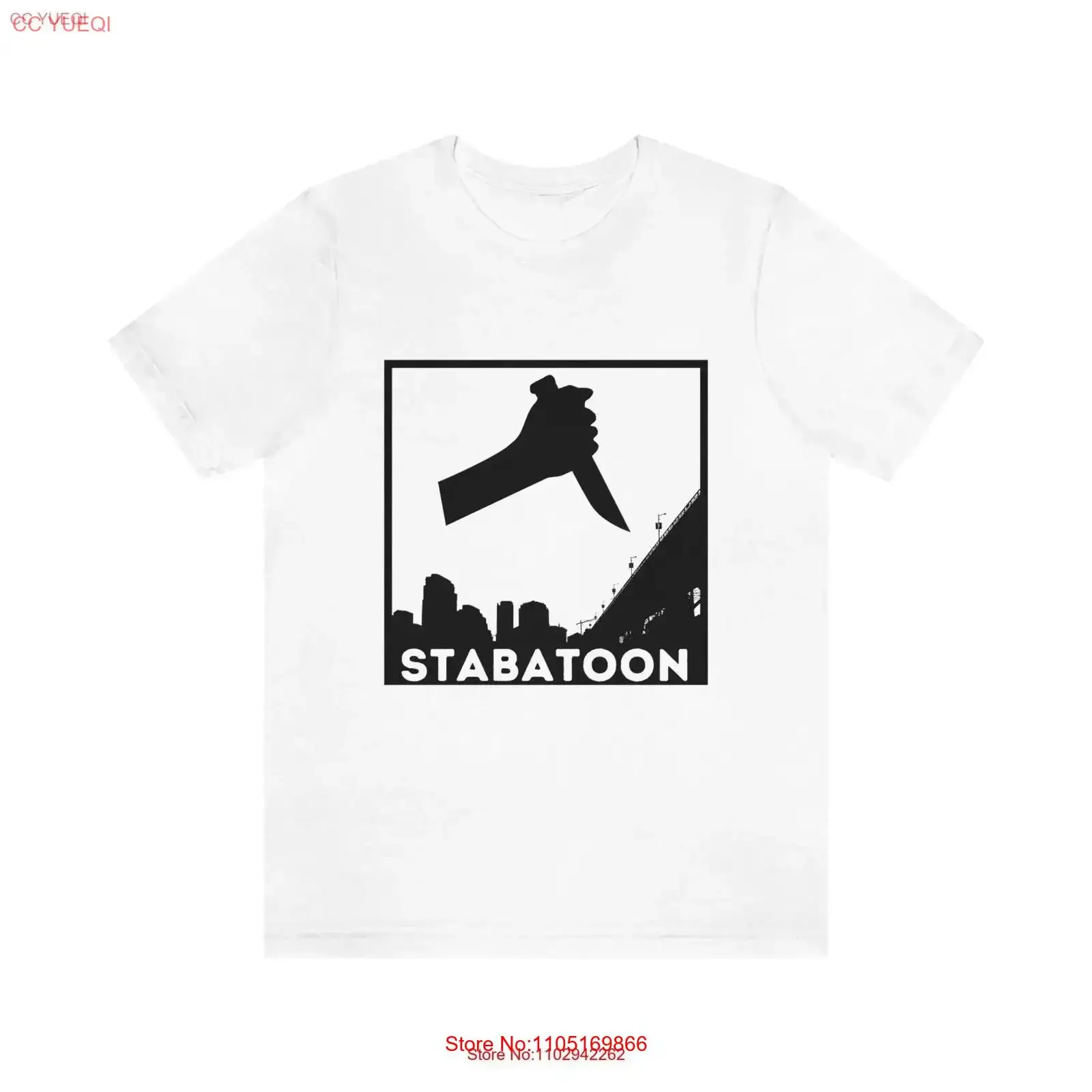 

Saskatoon aka Stabatoon Saskatchewan Забавная саркастическая футболка винтажная стильная дизайнерская одежда модная растянутая графика