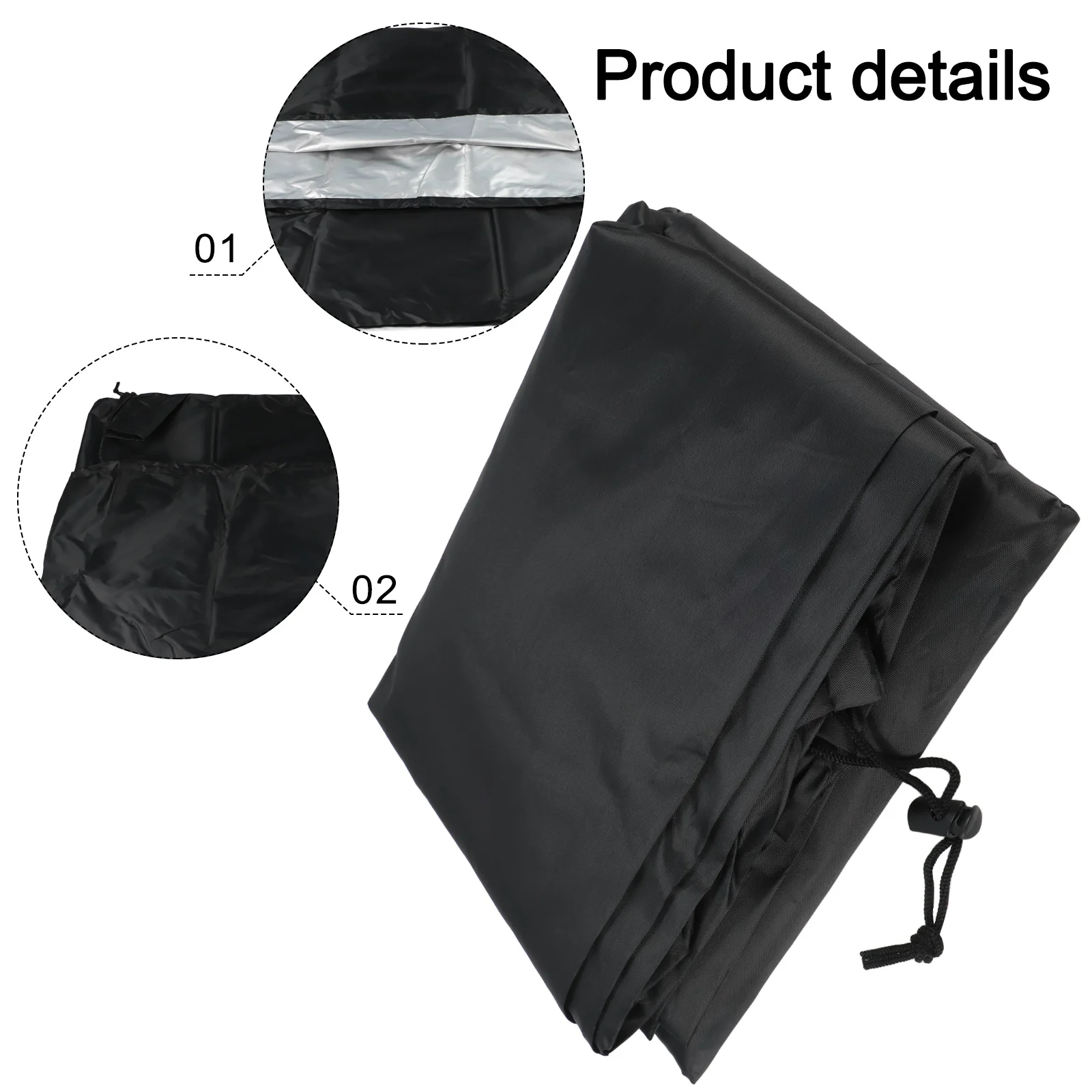 Rectangular Pool Cover for UV Resistance Heat Retention and Outdoor For Protection Using 210D Oxford Weave Rectangular