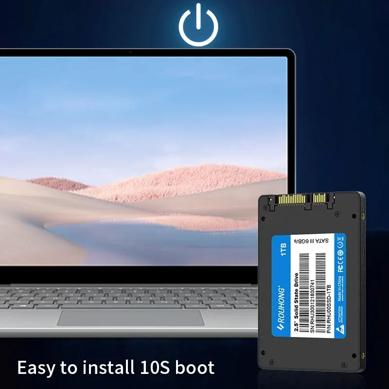 ROUHONG SATA3 SSD 1TB 128GB 256GB 120GB 480GB 512GB Hdd 2.5 Hard Disk Disc Internal Solid State Drive 240 GB for Laptop Desktop image 6